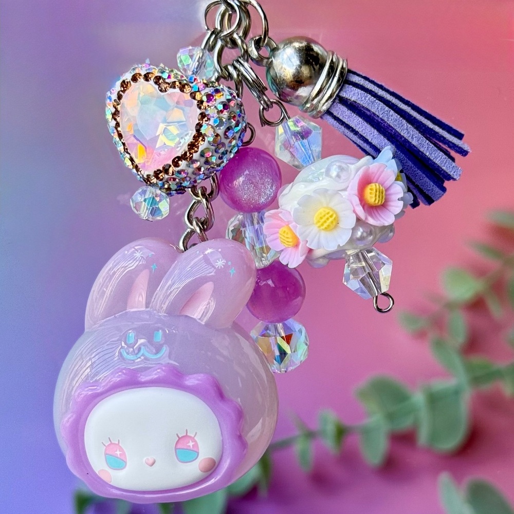 Emma Bean Bunny Bag / Keychain Charm